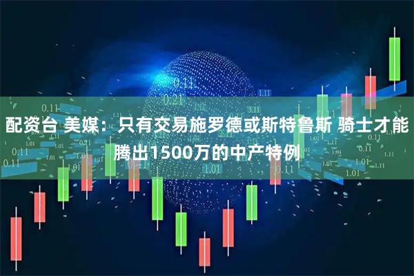 配资台 美媒：只有交易施罗德或斯特鲁斯 骑士才能腾出1500万的中产特例